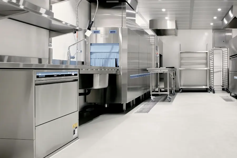 overview pic of a kitchen and its layout.