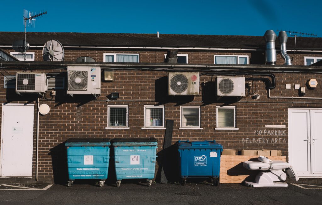 Waste tracking data collected by a Waste Management Consultant across hotel departments