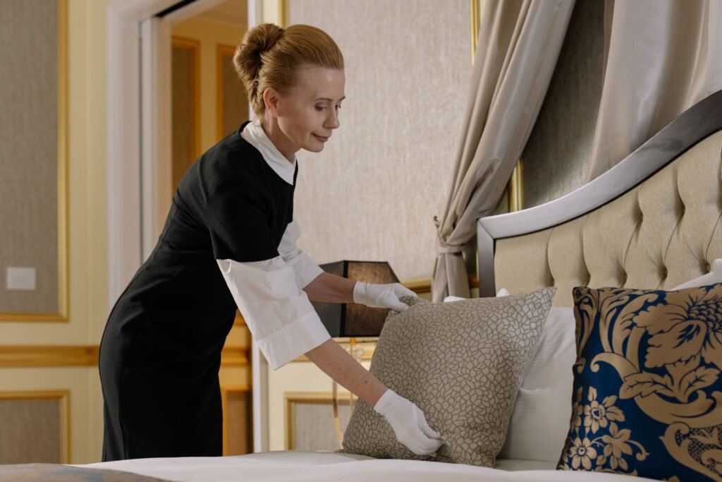 Housekeeping and laundry coordination enabled by structured Laundry Designs and Planning