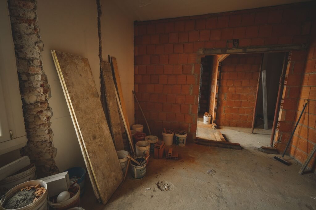 Hotel renovation in progress showing the gap between front-of-house refurbishment and back-of-house planning through hospitality consulting